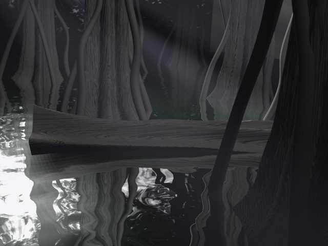 Forest Swamp Scene
