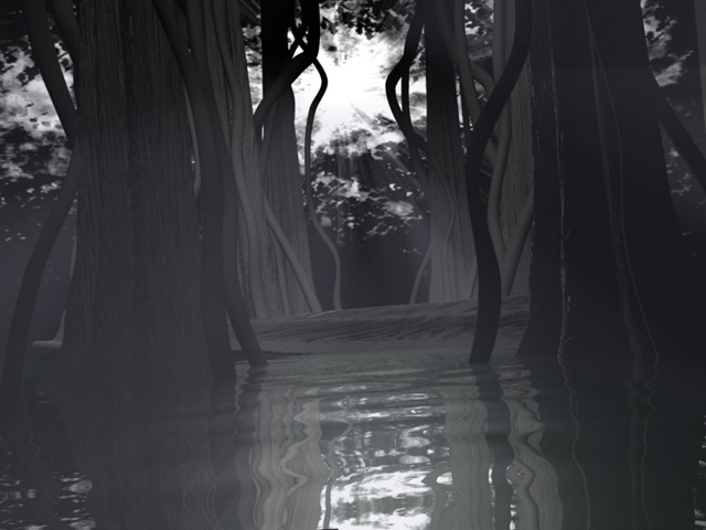 Forest Swamp Scene